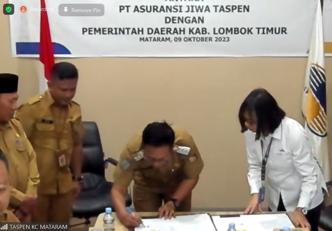 PPPK Pemerintah Kabupaten Lombok Timur Resmi menjadi Peserta Taspen Life